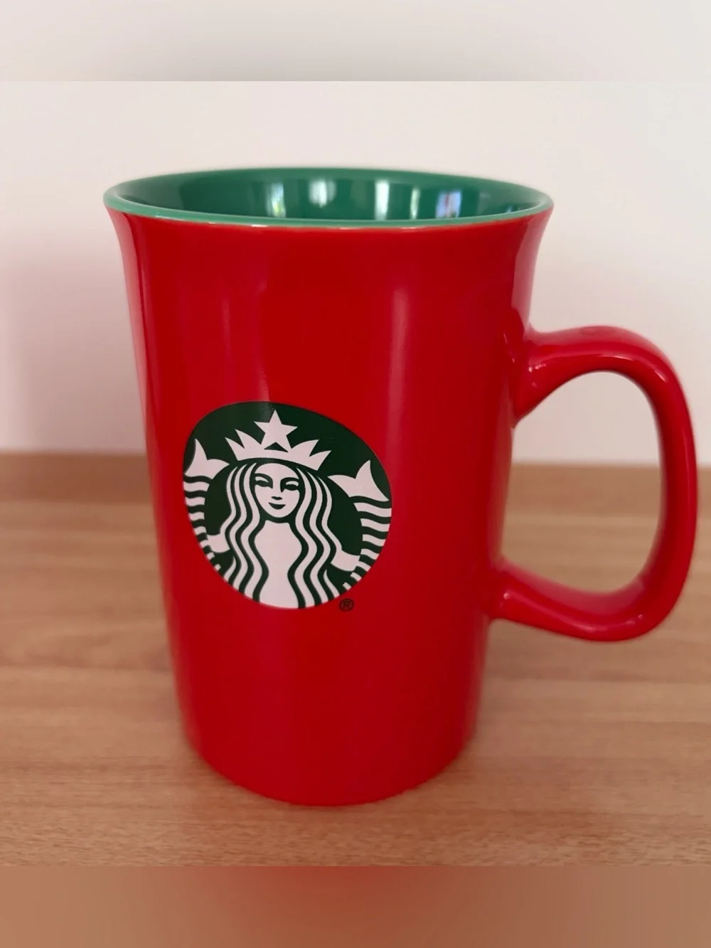 Starbucks Coffee Mugs Set of 2 2021 Mermaid Green Logo Ceramic 5” 14 oz